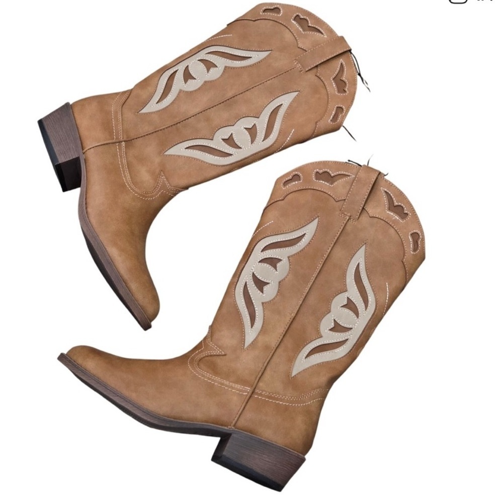 NWT Madden NYC Women's Tall Western Boot, Festival Fall Boots - Picture 2 of 3